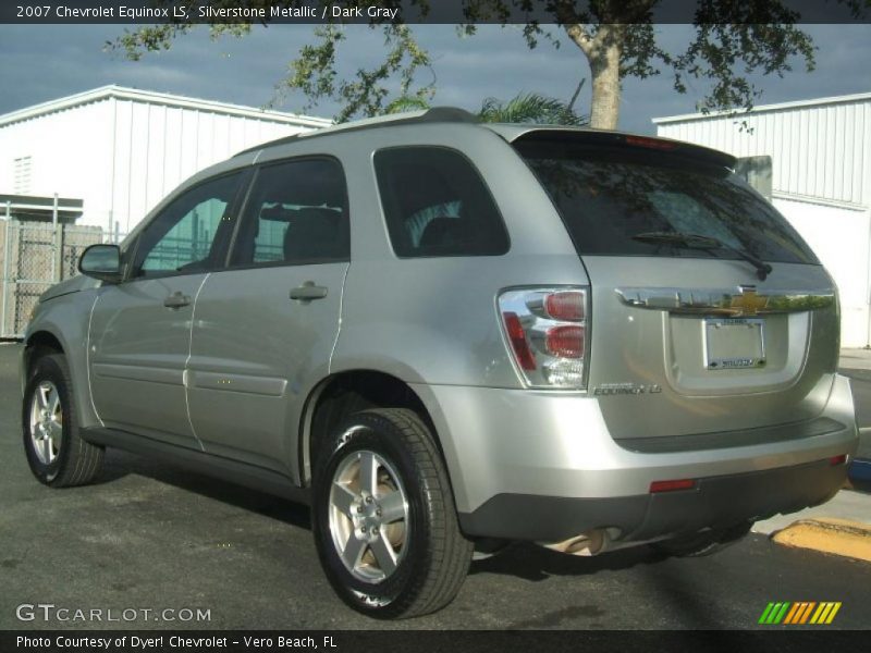 Silverstone Metallic / Dark Gray 2007 Chevrolet Equinox LS