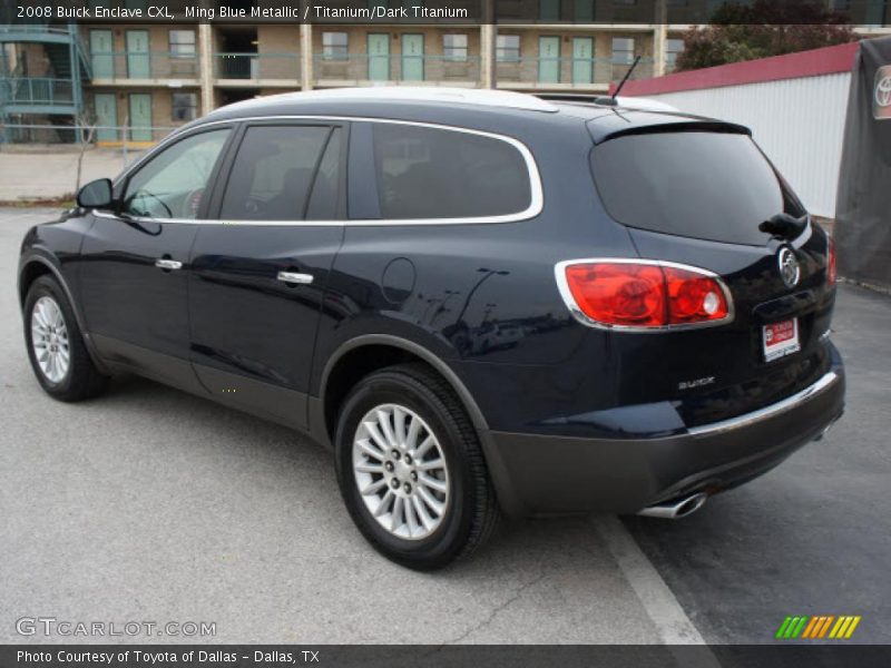 Ming Blue Metallic / Titanium/Dark Titanium 2008 Buick Enclave CXL