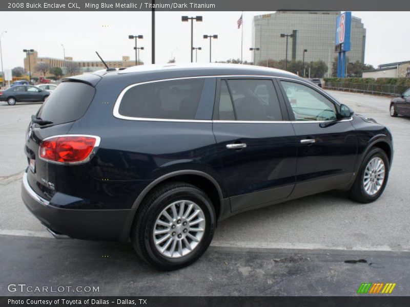 Ming Blue Metallic / Titanium/Dark Titanium 2008 Buick Enclave CXL