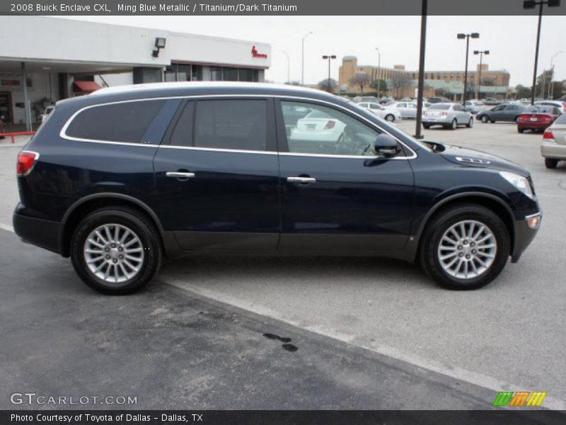 Ming Blue Metallic / Titanium/Dark Titanium 2008 Buick Enclave CXL