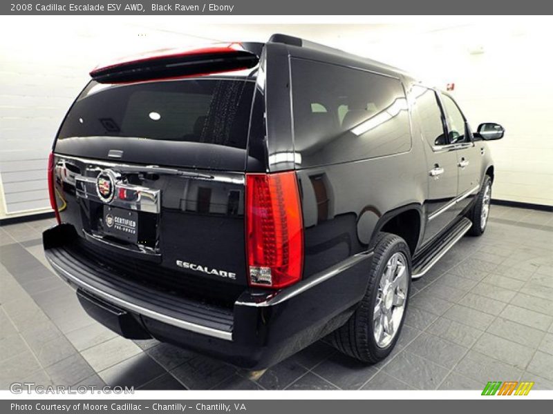 Black Raven / Ebony 2008 Cadillac Escalade ESV AWD