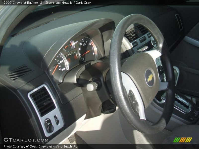Silverstone Metallic / Dark Gray 2007 Chevrolet Equinox LS