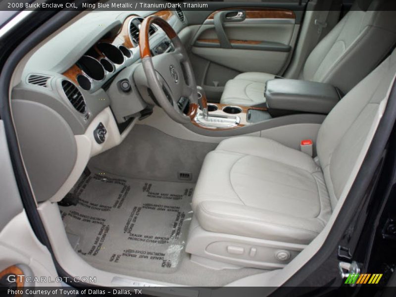 Ming Blue Metallic / Titanium/Dark Titanium 2008 Buick Enclave CXL