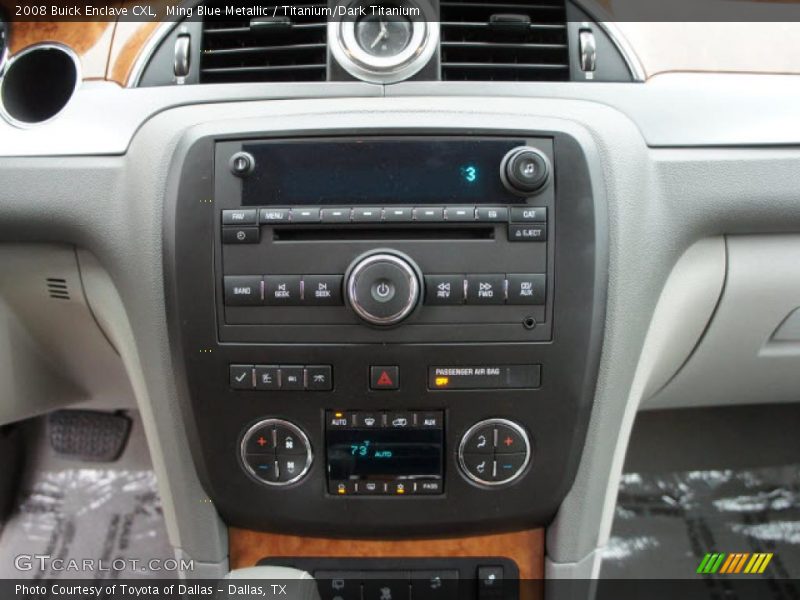 Ming Blue Metallic / Titanium/Dark Titanium 2008 Buick Enclave CXL