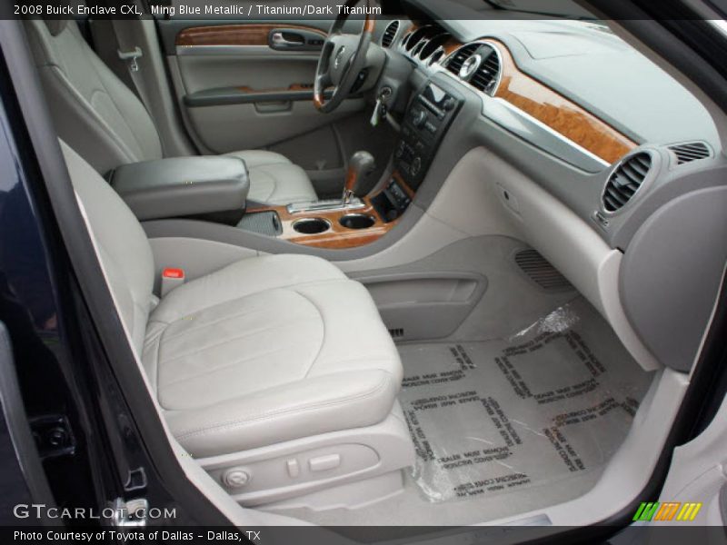 Ming Blue Metallic / Titanium/Dark Titanium 2008 Buick Enclave CXL