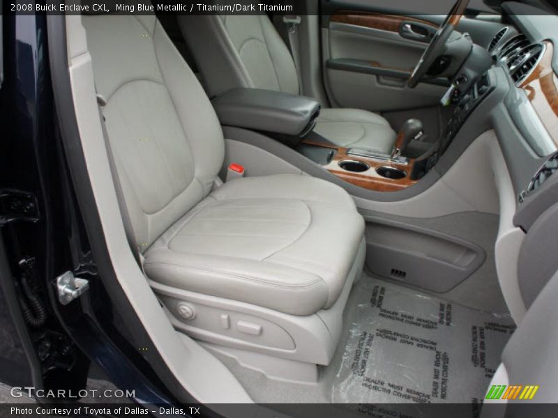 Ming Blue Metallic / Titanium/Dark Titanium 2008 Buick Enclave CXL