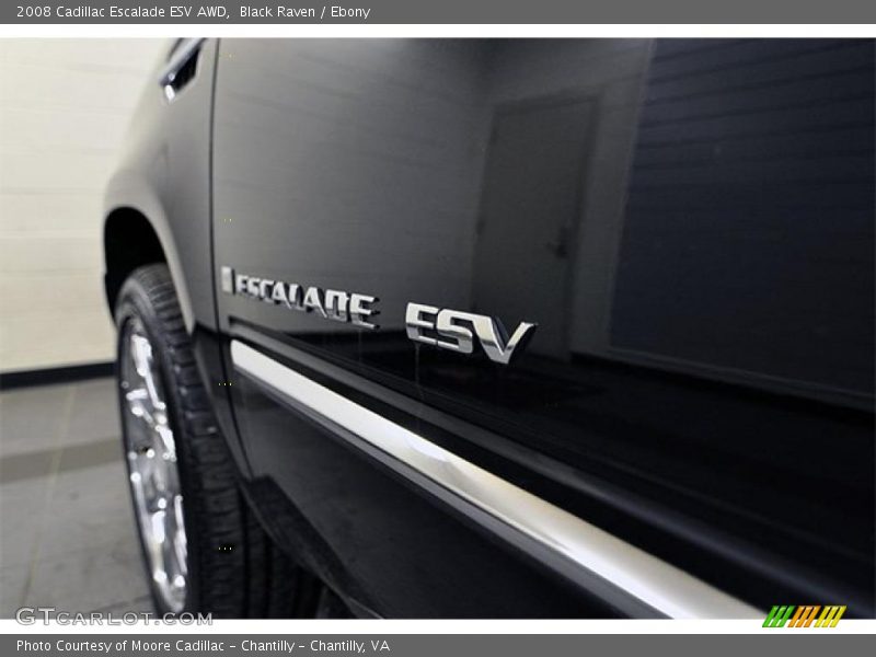 Black Raven / Ebony 2008 Cadillac Escalade ESV AWD