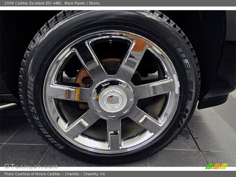 Black Raven / Ebony 2008 Cadillac Escalade ESV AWD