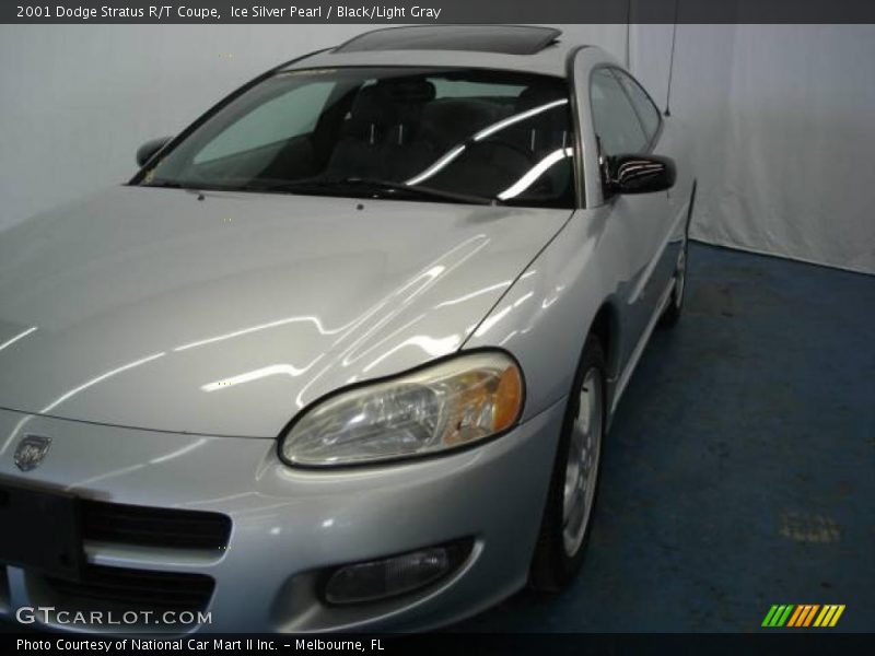 Ice Silver Pearl / Black/Light Gray 2001 Dodge Stratus R/T Coupe