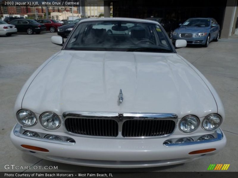 White Onyx / Oatmeal 2003 Jaguar XJ XJ8