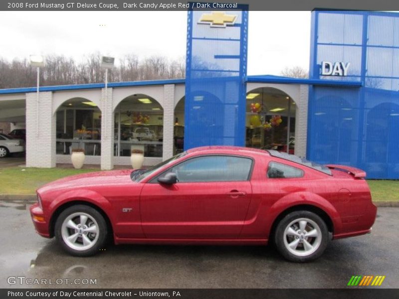 Dark Candy Apple Red / Dark Charcoal 2008 Ford Mustang GT Deluxe Coupe