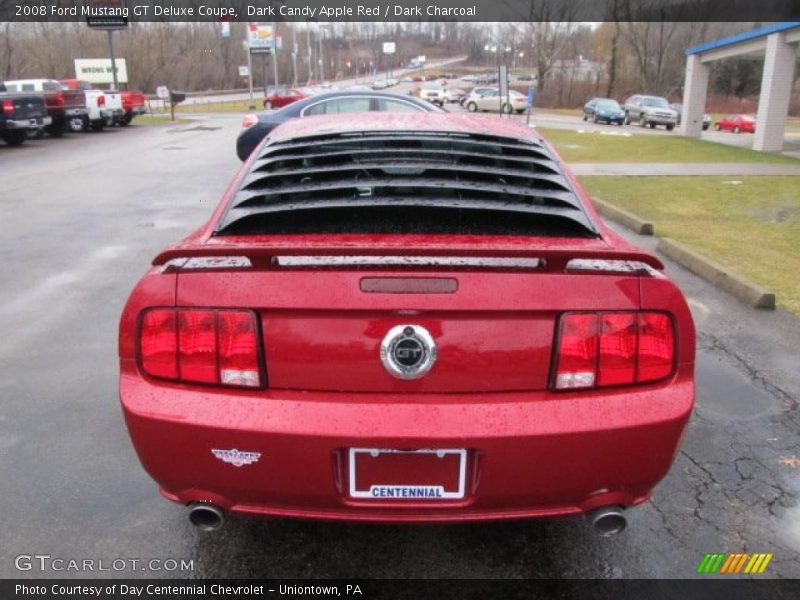 Dark Candy Apple Red / Dark Charcoal 2008 Ford Mustang GT Deluxe Coupe