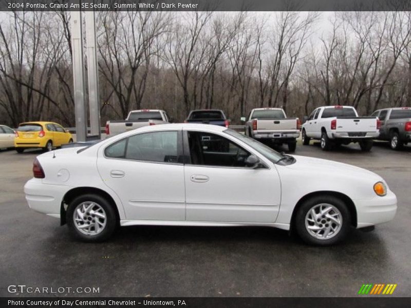 Summit White / Dark Pewter 2004 Pontiac Grand Am SE Sedan
