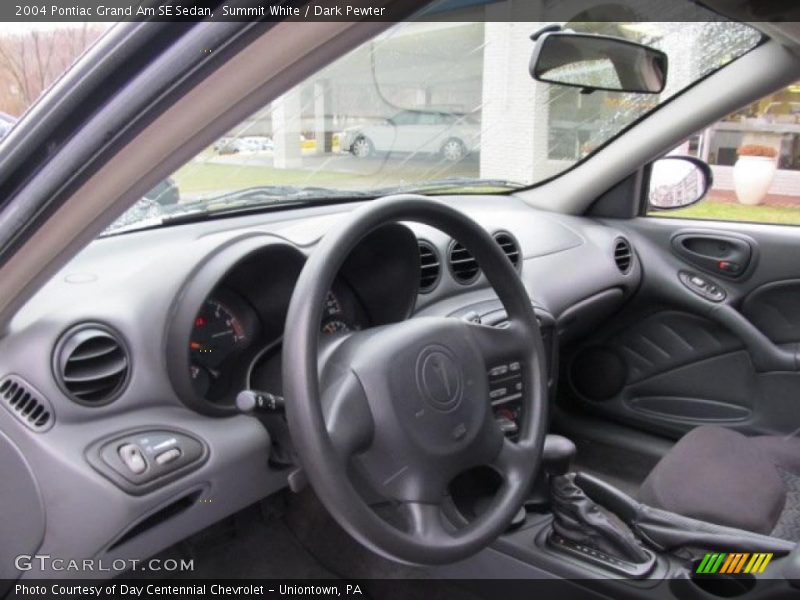 Summit White / Dark Pewter 2004 Pontiac Grand Am SE Sedan