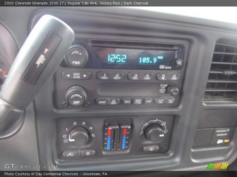 Victory Red / Dark Charcoal 2003 Chevrolet Silverado 1500 Z71 Regular Cab 4x4