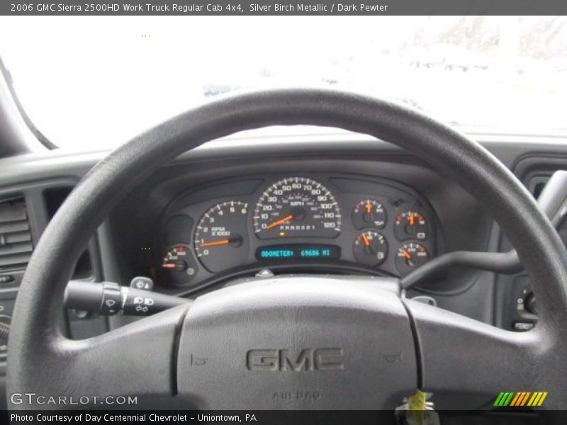Silver Birch Metallic / Dark Pewter 2006 GMC Sierra 2500HD Work Truck Regular Cab 4x4