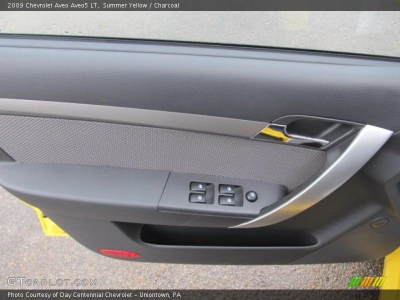 Summer Yellow / Charcoal 2009 Chevrolet Aveo Aveo5 LT