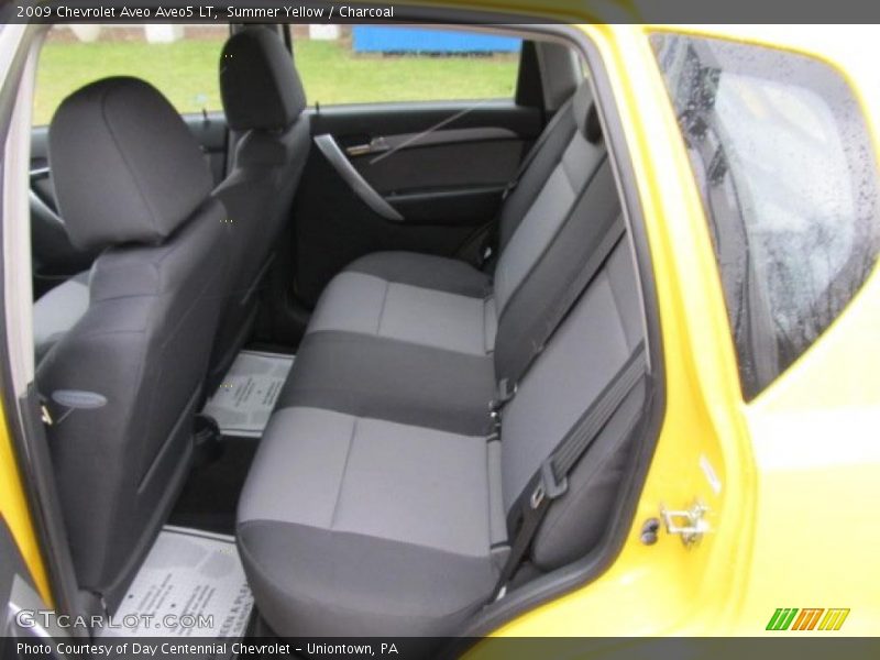 Summer Yellow / Charcoal 2009 Chevrolet Aveo Aveo5 LT