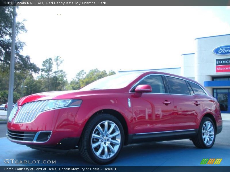 Red Candy Metallic / Charcoal Black 2010 Lincoln MKT FWD