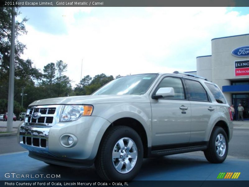 Gold Leaf Metallic / Camel 2011 Ford Escape Limited