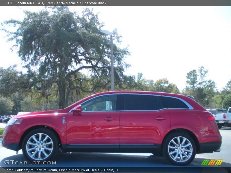 Red Candy Metallic / Charcoal Black 2010 Lincoln MKT FWD