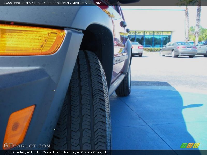 Inferno Red Pearl / Medium Slate Gray 2006 Jeep Liberty Sport