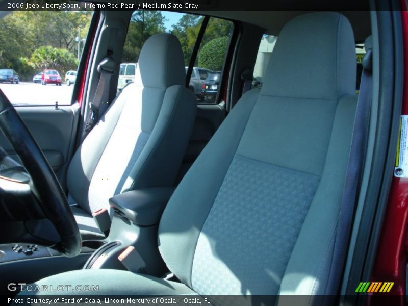 Inferno Red Pearl / Medium Slate Gray 2006 Jeep Liberty Sport