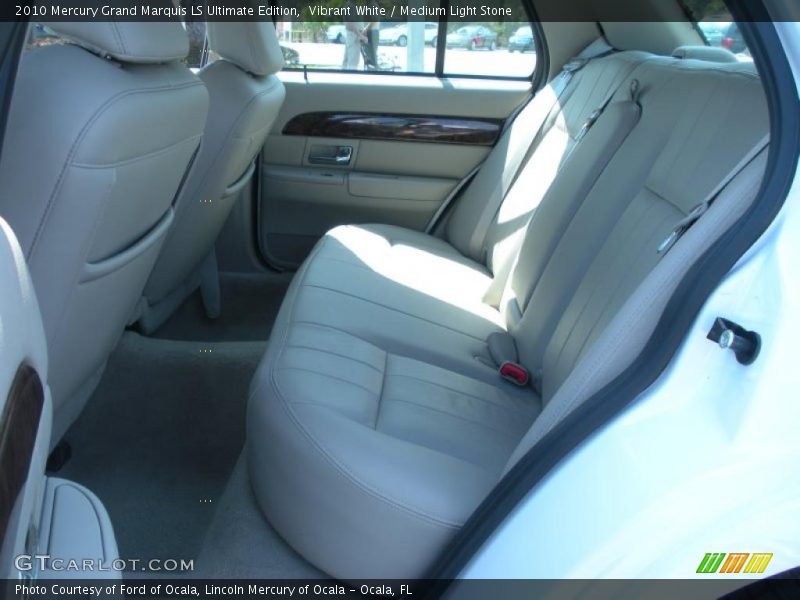 Vibrant White / Medium Light Stone 2010 Mercury Grand Marquis LS Ultimate Edition