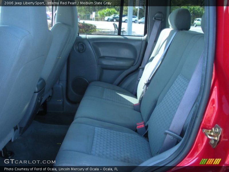Inferno Red Pearl / Medium Slate Gray 2006 Jeep Liberty Sport