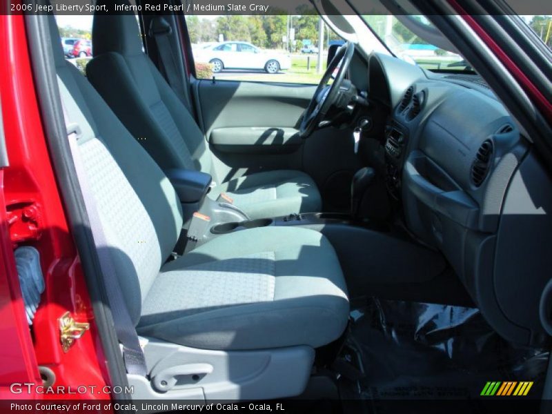 Inferno Red Pearl / Medium Slate Gray 2006 Jeep Liberty Sport
