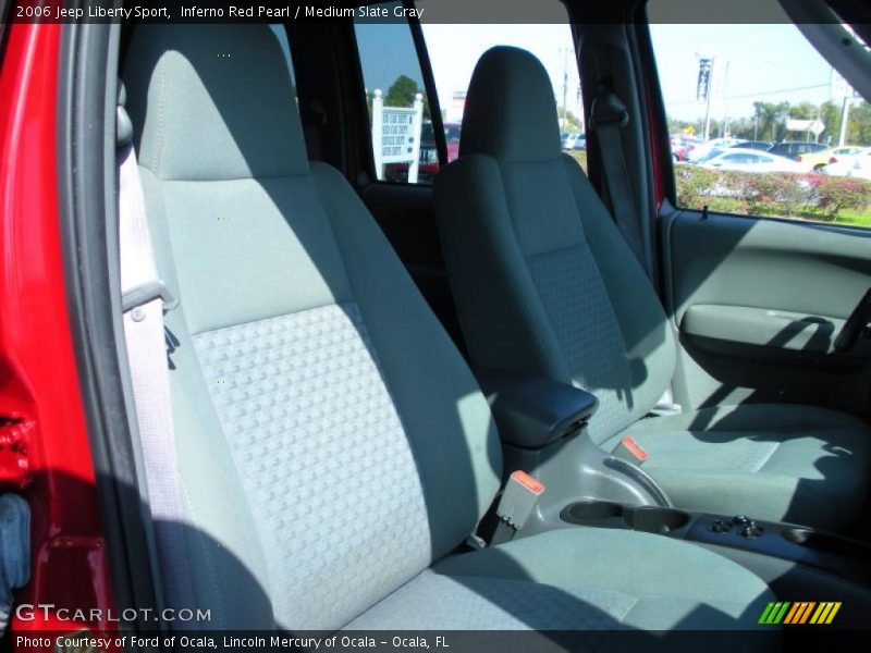Inferno Red Pearl / Medium Slate Gray 2006 Jeep Liberty Sport