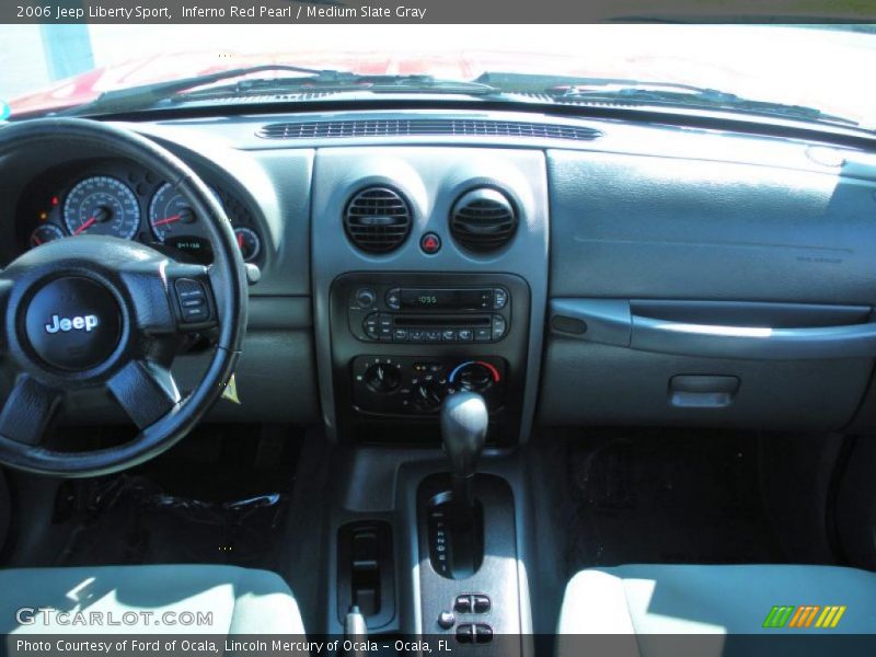 Inferno Red Pearl / Medium Slate Gray 2006 Jeep Liberty Sport