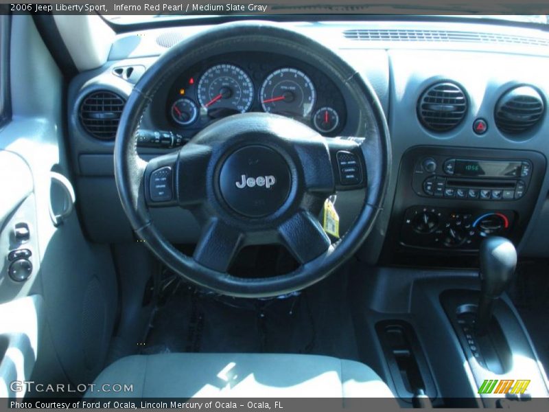 Inferno Red Pearl / Medium Slate Gray 2006 Jeep Liberty Sport