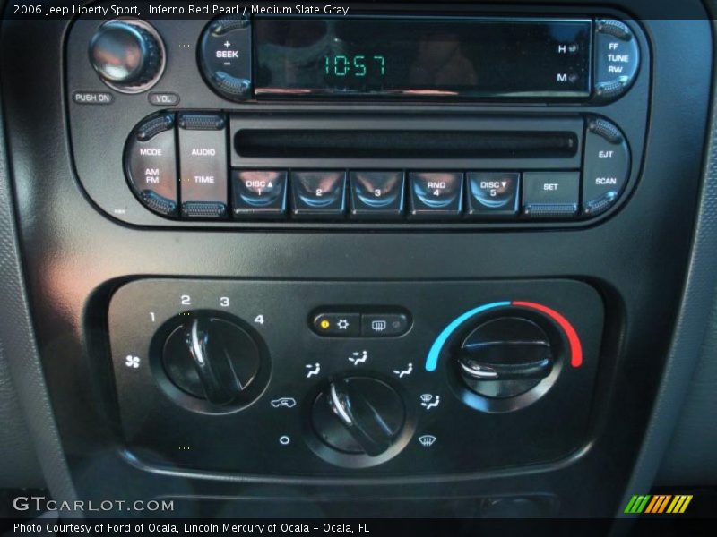 Inferno Red Pearl / Medium Slate Gray 2006 Jeep Liberty Sport