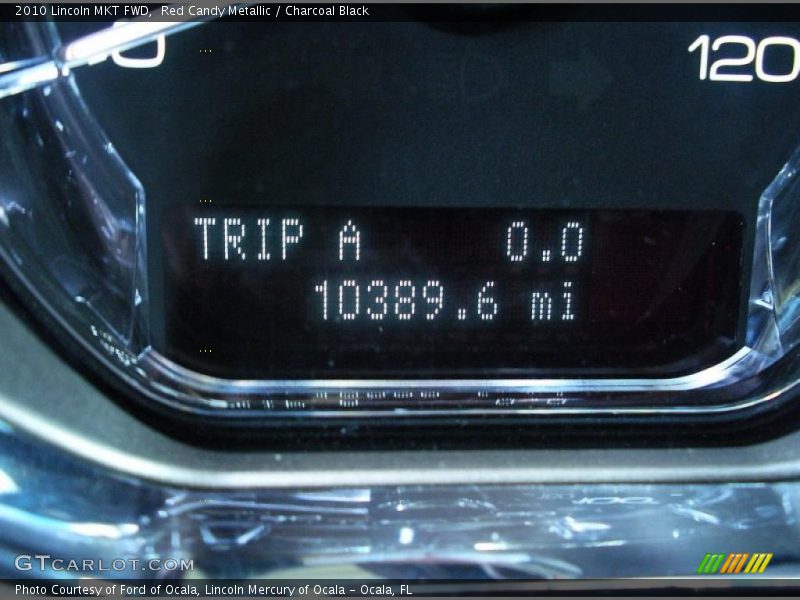 Red Candy Metallic / Charcoal Black 2010 Lincoln MKT FWD