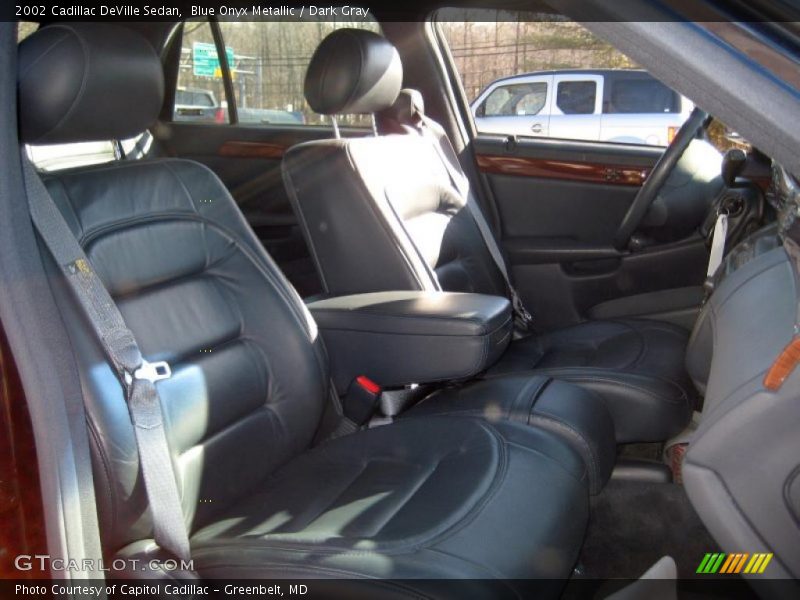 Blue Onyx Metallic / Dark Gray 2002 Cadillac DeVille Sedan
