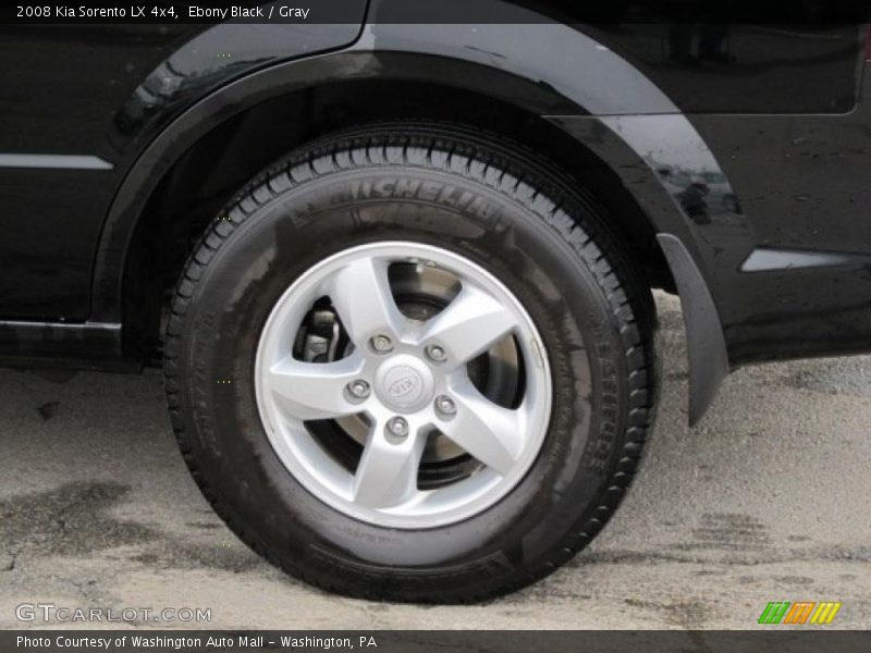 Ebony Black / Gray 2008 Kia Sorento LX 4x4
