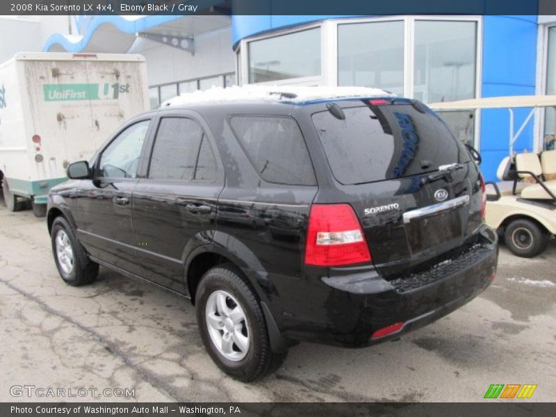 Ebony Black / Gray 2008 Kia Sorento LX 4x4
