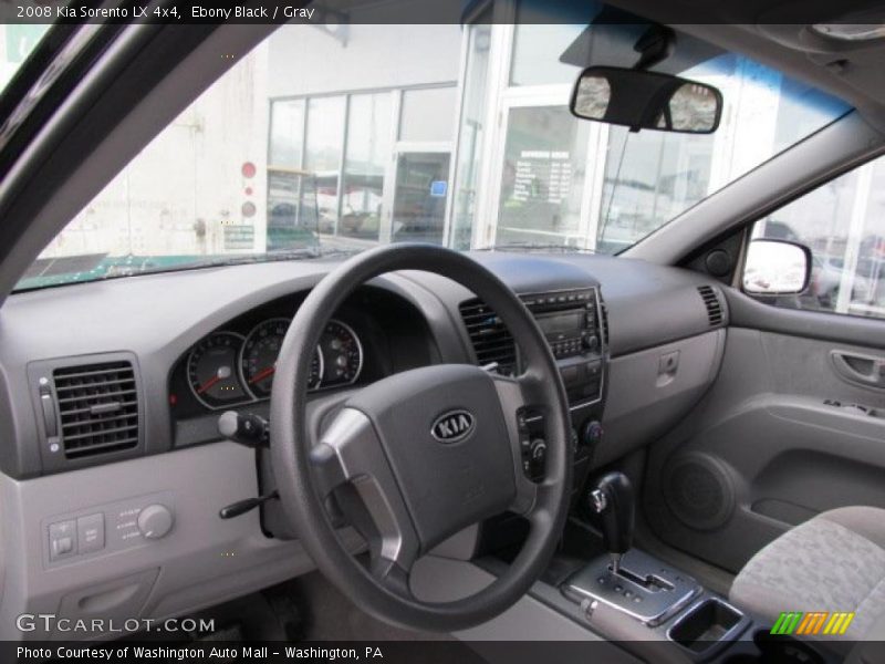 Ebony Black / Gray 2008 Kia Sorento LX 4x4