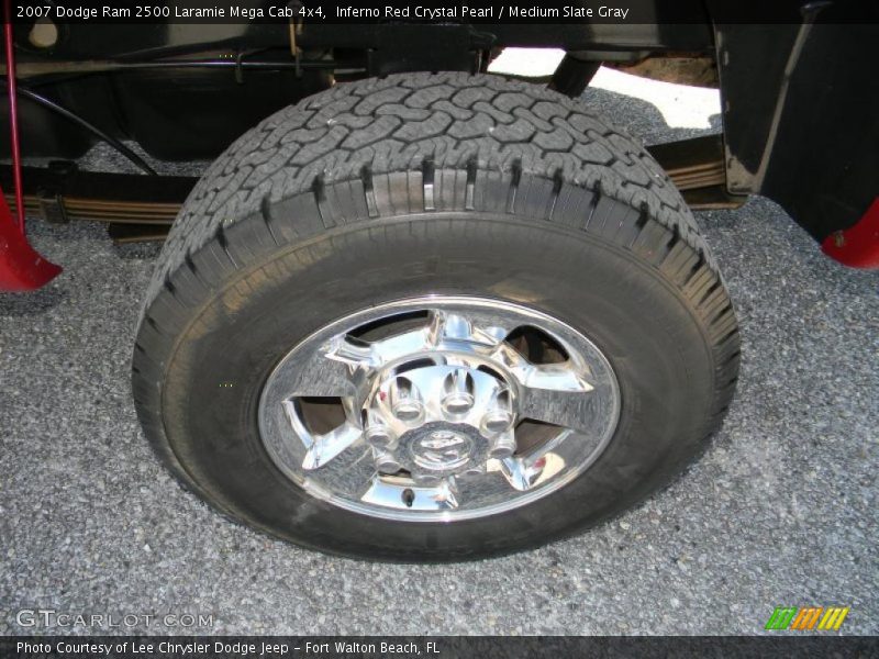 Inferno Red Crystal Pearl / Medium Slate Gray 2007 Dodge Ram 2500 Laramie Mega Cab 4x4