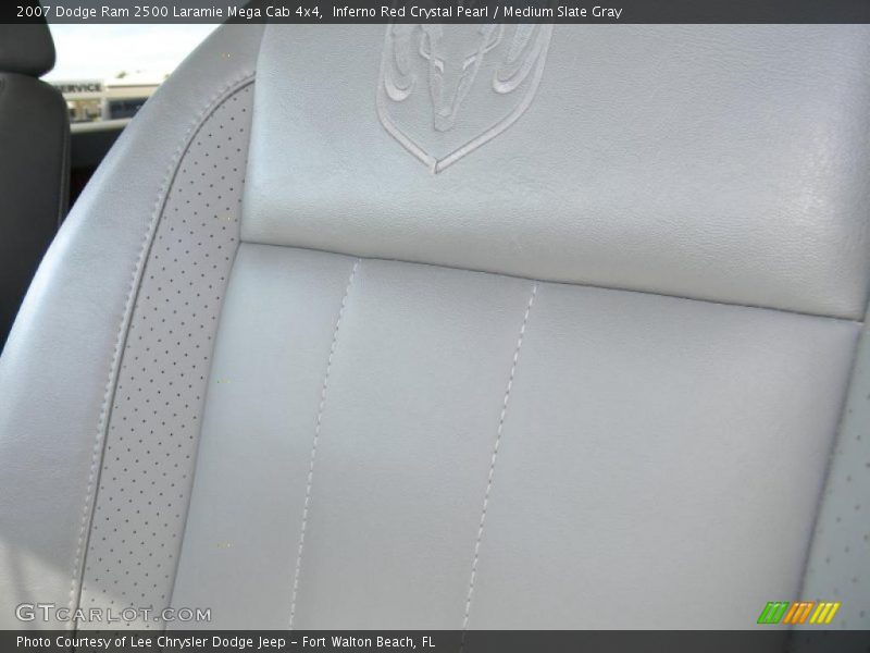 Inferno Red Crystal Pearl / Medium Slate Gray 2007 Dodge Ram 2500 Laramie Mega Cab 4x4
