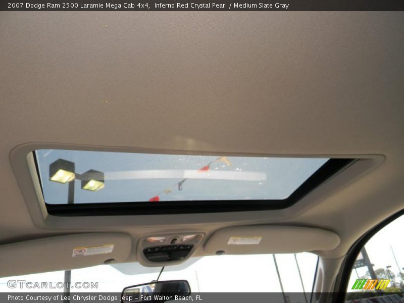 Inferno Red Crystal Pearl / Medium Slate Gray 2007 Dodge Ram 2500 Laramie Mega Cab 4x4