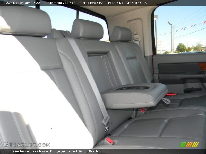 Inferno Red Crystal Pearl / Medium Slate Gray 2007 Dodge Ram 2500 Laramie Mega Cab 4x4