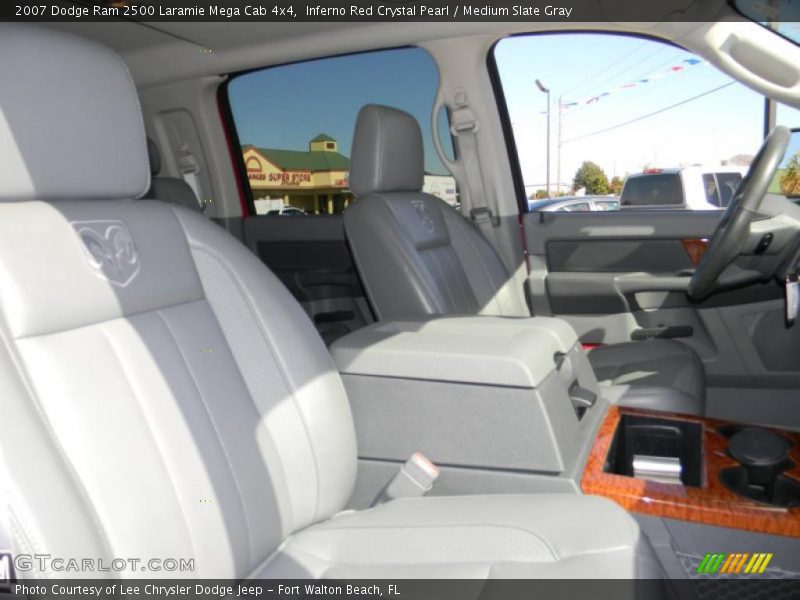 Inferno Red Crystal Pearl / Medium Slate Gray 2007 Dodge Ram 2500 Laramie Mega Cab 4x4