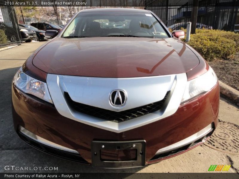 Basque Red Pearl / Ebony 2010 Acura TL 3.5