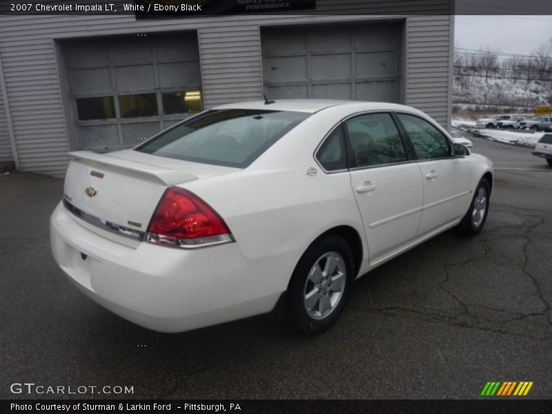 White / Ebony Black 2007 Chevrolet Impala LT