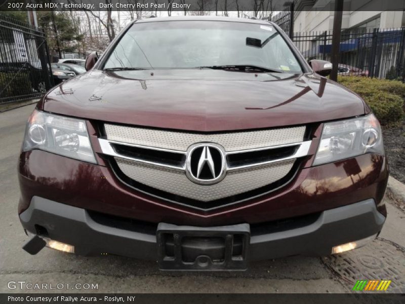 Dark Cherry Red Pearl / Ebony 2007 Acura MDX Technology