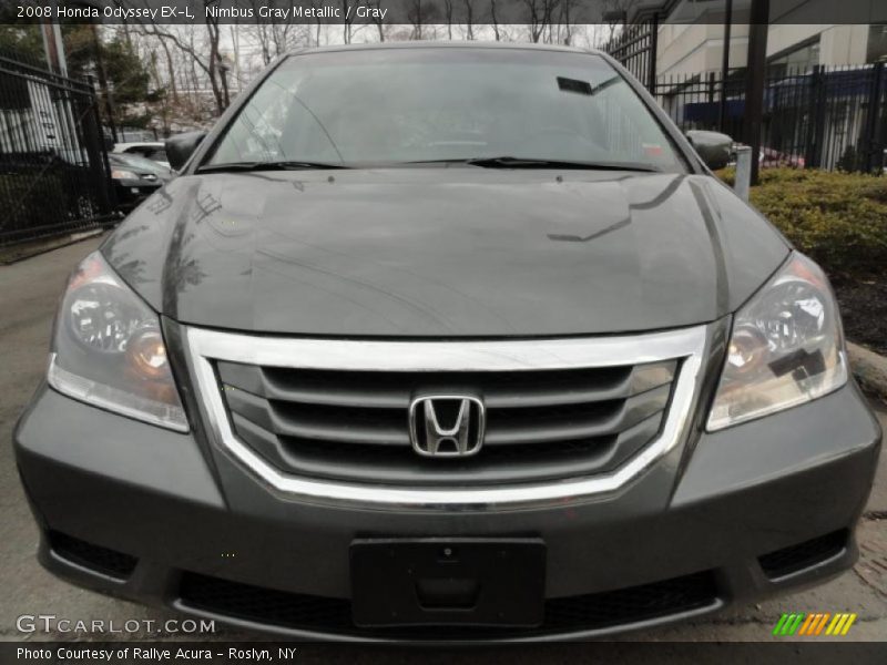 Nimbus Gray Metallic / Gray 2008 Honda Odyssey EX-L