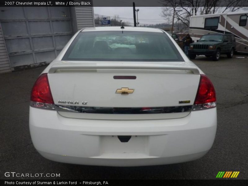 White / Ebony Black 2007 Chevrolet Impala LT