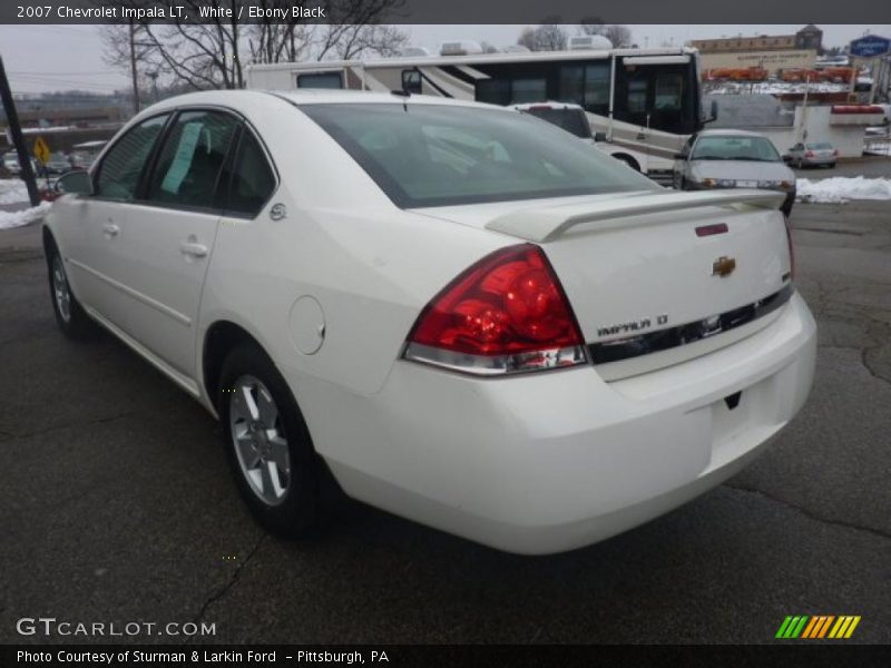 White / Ebony Black 2007 Chevrolet Impala LT